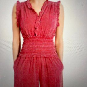 Max Studio V-Neck Jumpsuit